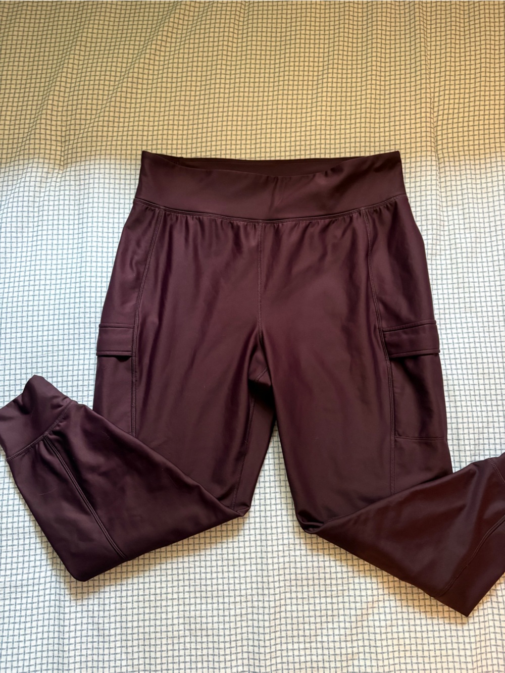 OLD NAVY Extra High Rise Active Burgundy Powersoft Leggings XL